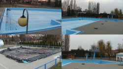 Areál koupaliště Hulín - sdružené snímky