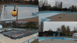 Areál koupaliště Hulín - sdružené snímky