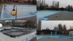 Areál koupaliště Hulín - sdružené snímky