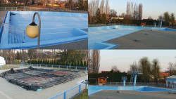 Areál koupaliště Hulín - sdružené snímky