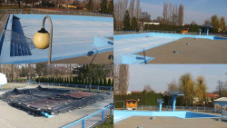 Areál koupaliště Hulín - sdružené snímky