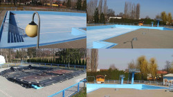 Areál koupaliště Hulín - sdružené snímky