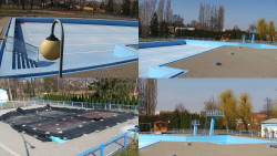 Areál koupaliště Hulín - sdružené snímky