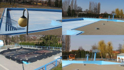 Areál koupaliště Hulín - sdružené snímky