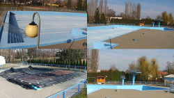 Areál koupaliště Hulín - sdružené snímky