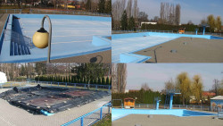 Areál koupaliště Hulín - sdružené snímky