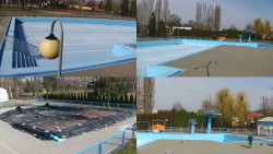 Areál koupaliště Hulín - sdružené snímky