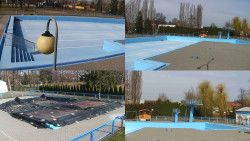 Areál koupaliště Hulín - sdružené snímky