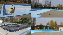 Areál koupaliště Hulín - sdružené snímky