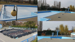 Areál koupaliště Hulín - sdružené snímky