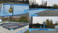 Areál koupaliště Hulín - sdružené snímky