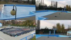 Areál koupaliště Hulín - sdružené snímky