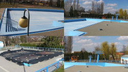Areál koupaliště Hulín - sdružené snímky