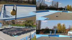 Areál koupaliště Hulín - sdružené snímky