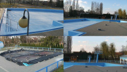 Areál koupaliště Hulín - sdružené snímky