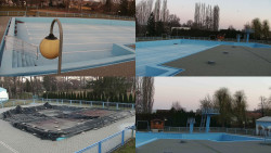 Areál koupaliště Hulín - sdružené snímky