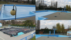 Areál koupaliště Hulín - sdružené snímky