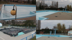 Areál koupaliště Hulín - sdružené snímky