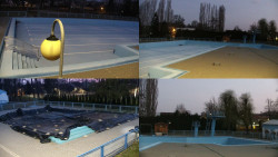 Areál koupaliště Hulín - sdružené snímky