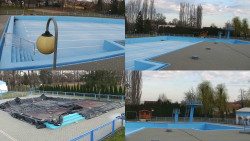 Areál koupaliště Hulín - sdružené snímky