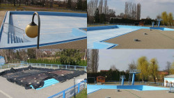 Areál koupaliště Hulín - sdružené snímky