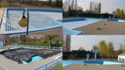 Areál koupaliště Hulín - sdružené snímky