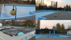 Areál koupaliště Hulín - sdružené snímky