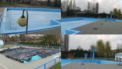 Areál koupaliště Hulín - sdružené snímky