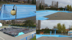 Areál koupaliště Hulín - sdružené snímky