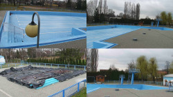 Areál koupaliště Hulín - sdružené snímky