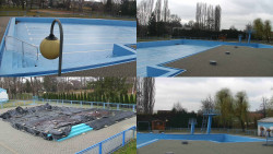 Areál koupaliště Hulín - sdružené snímky