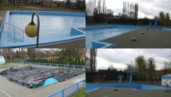 Areál koupaliště Hulín - sdružené snímky