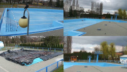 Areál koupaliště Hulín - sdružené snímky