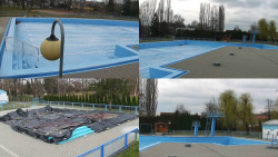 Areál koupaliště Hulín - sdružené snímky