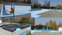 Areál koupaliště Hulín - sdružené snímky