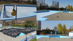 Areál koupaliště Hulín - sdružené snímky