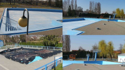 Areál koupaliště Hulín - sdružené snímky