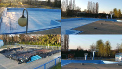 Areál koupaliště Hulín - sdružené snímky