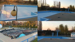 Areál koupaliště Hulín - sdružené snímky