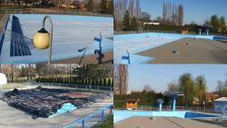 Areál koupaliště Hulín - sdružené snímky