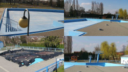 Areál koupaliště Hulín - sdružené snímky