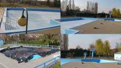 Areál koupaliště Hulín - sdružené snímky