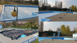 Areál koupaliště Hulín - sdružené snímky