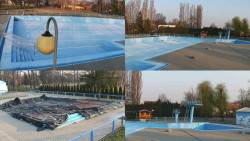 Areál koupaliště Hulín - sdružené snímky