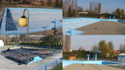 Areál koupaliště Hulín - sdružené snímky