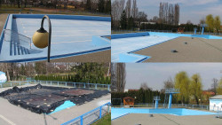 Areál koupaliště Hulín - sdružené snímky