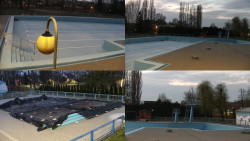 Areál koupaliště Hulín - sdružené snímky