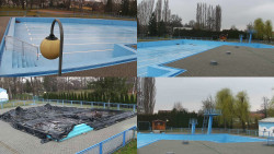 Areál koupaliště Hulín - sdružené snímky