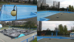 Areál koupaliště Hulín - sdružené snímky