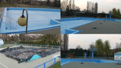 Areál koupaliště Hulín - sdružené snímky